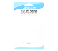 IRON-ON PATCHES - WHITE
