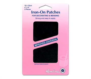 COTTON TWILL PATCHES - BLACK
