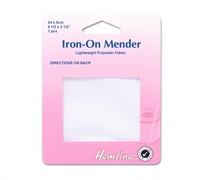 POLYCOTTON PATCHES IRON MENDER - WHITE