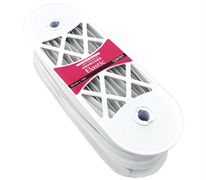 32mm Drawcord Elastic - White