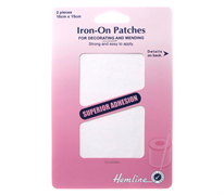 COTTON TWILL PATCHES - WHITE