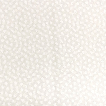 Quilter's Own White Leaf Cotton Prints