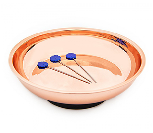 Hemline Rose Gold Magnetic Pin Dish