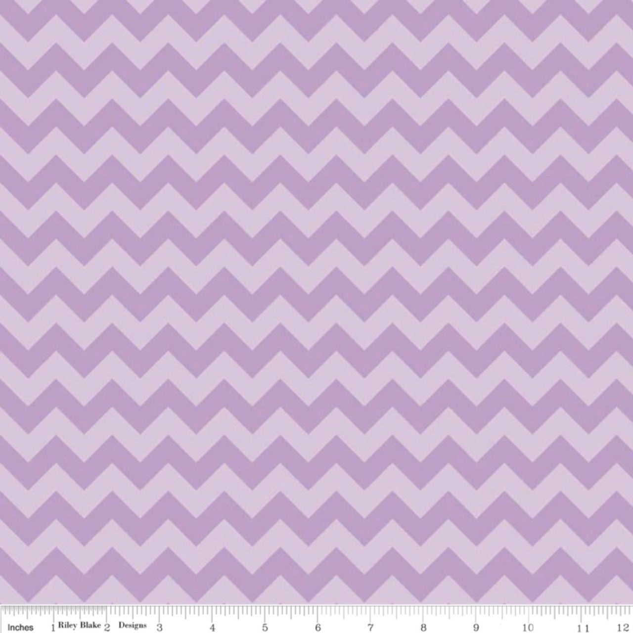 Riley Blake Designs Small Chevron Lavendar Cotton Prints