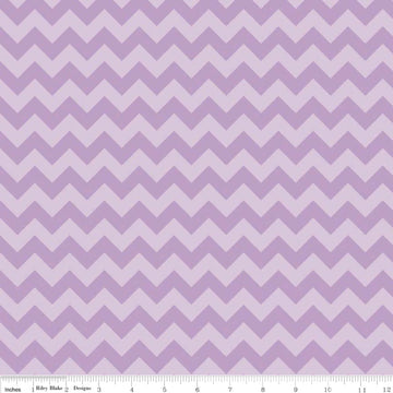 Riley Blake Designs Small Chevron Lavendar Cotton Prints