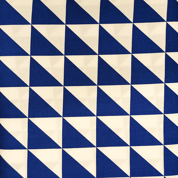 Riley Blake Designs Blue Sashing Stash on White Cotton Prints