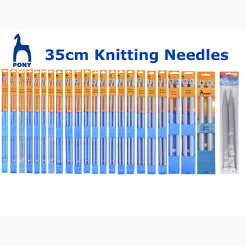 Pony Single Pointed Knitting Needles 35cm