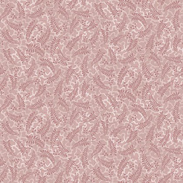 Stof Fabrics Colourflow Purple Fern Leaves Cotton Prints