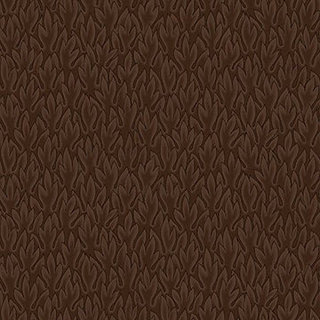 Stof Fabrics Colourflow Brown Leaves Cotton Prints