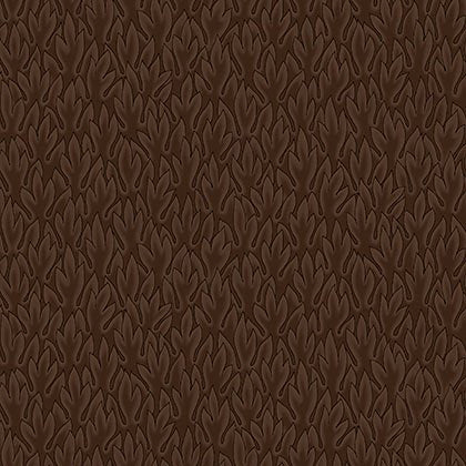 Stof Fabrics Colourflow Brown Leaves Cotton Prints