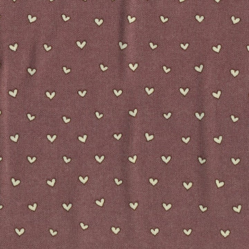 Stof Fabrics Memory Mass Chocolate Hearts Cotton Prints