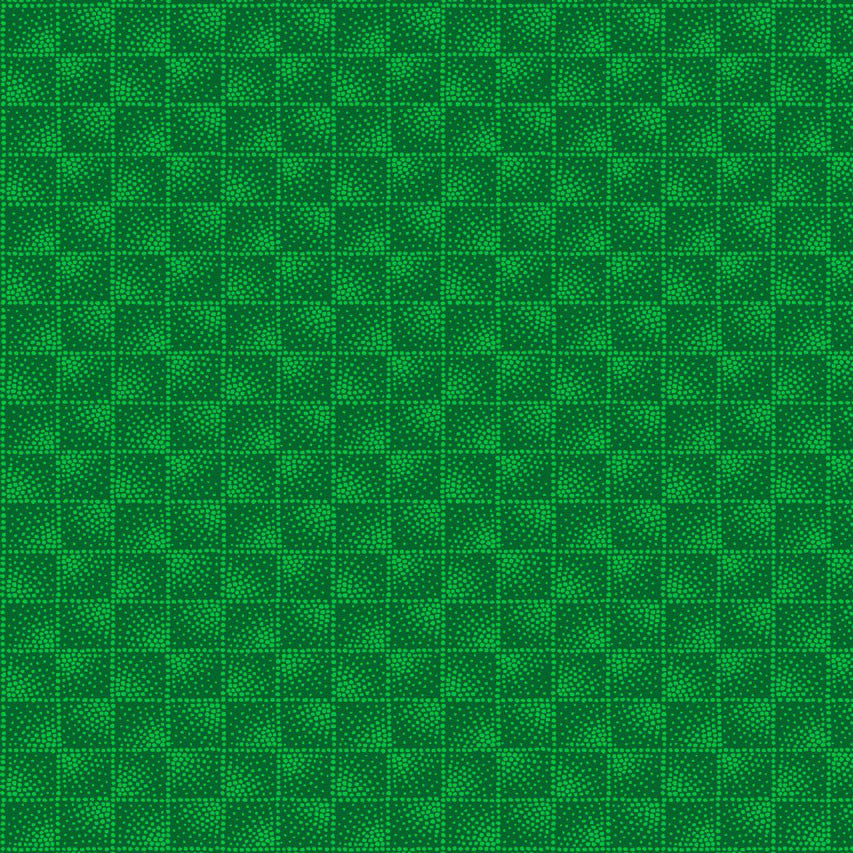 Stof Fabrics Quilters Coordinates Green Dots Check Cotton Prints