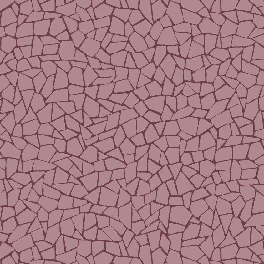 Stof Fabrics Quilters Coordinates Red on Musk Cracks Cotton Prints