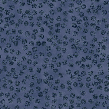Stof Fabrics Quilters Coordinates Blue Flower Dots Cotton Prints