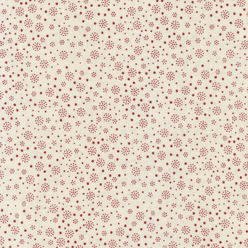 Stof Fabrics Quilters Basic Harmony Pink Flower Dots on Cream Cotton Prints