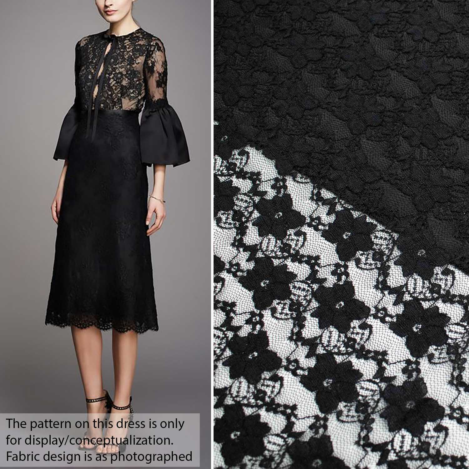 Stretch Lace Black Design-6