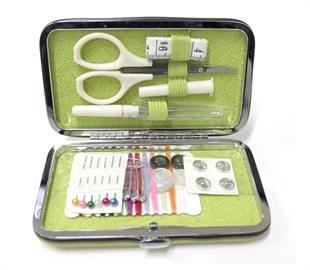 SEW EASY SEWING KIT - SCISSORS AND BUTTON PRINTS