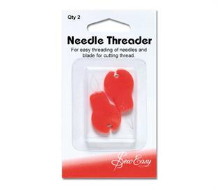 SEW EASY HAND TOOL - NEEDLE THREADER AND THREAD CUTTER - 2 PCS