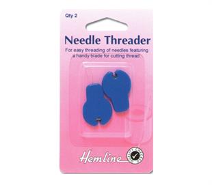 Hemline Needle Threader with Cutter