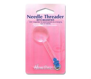 Hemline Needle Threader with Magnifier