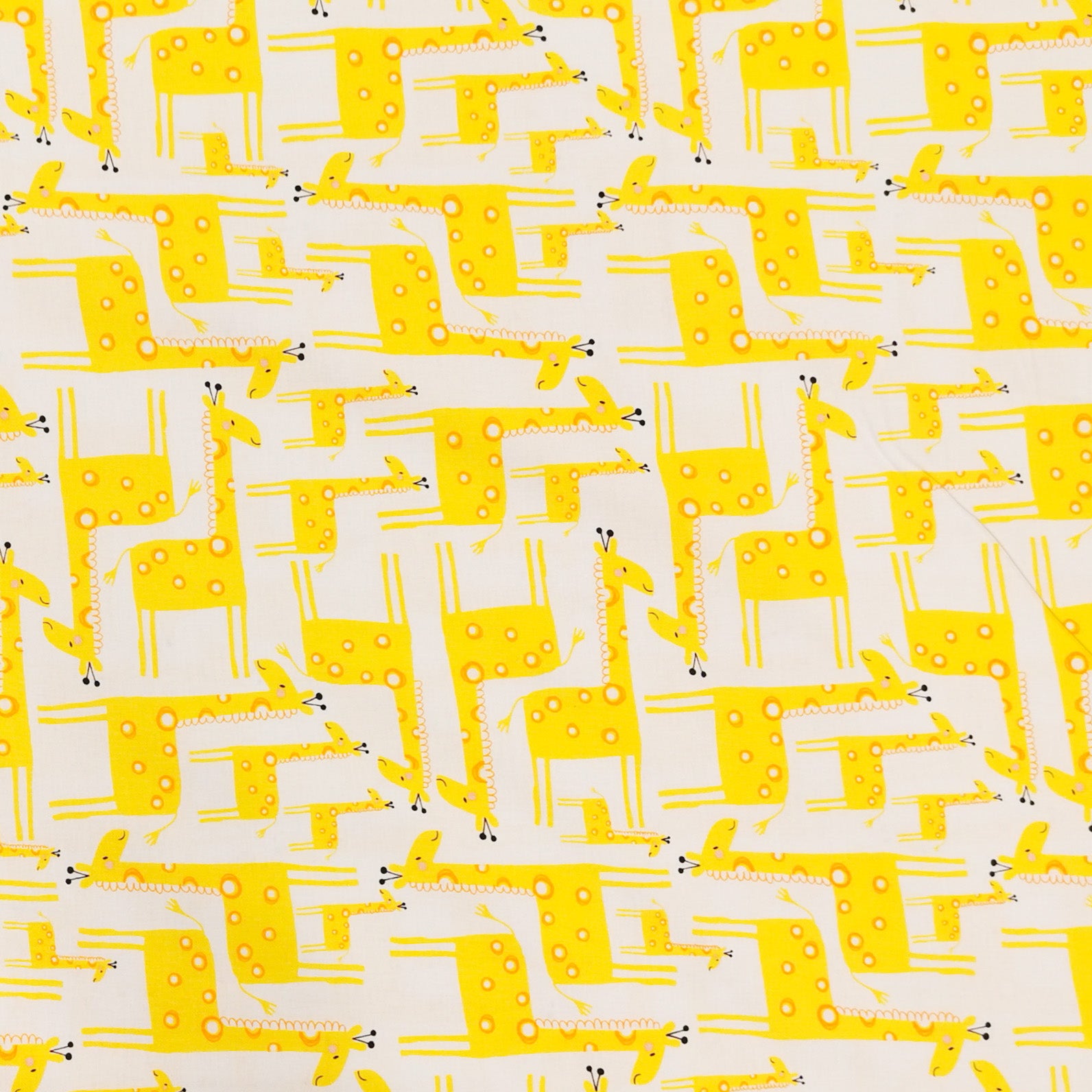 Timeless Treasures Yellow Giraffe Cotton Prints