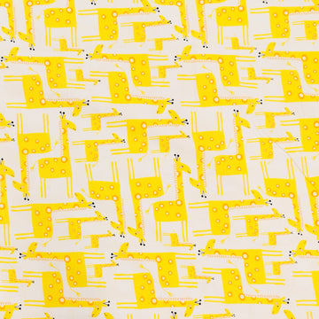 Timeless Treasures Yellow Giraffe Cotton Prints