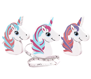 RETRACTABLE UNICORN TAPE MEASURE - 100CM/40IN