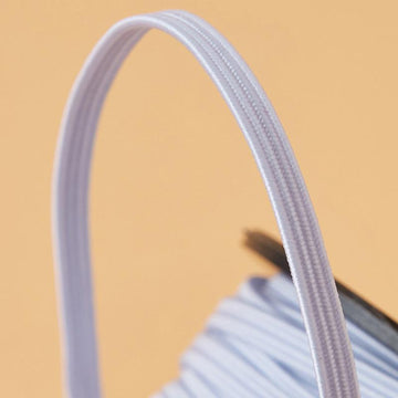 3mm Braided Elastic 250M Roll– Black and White