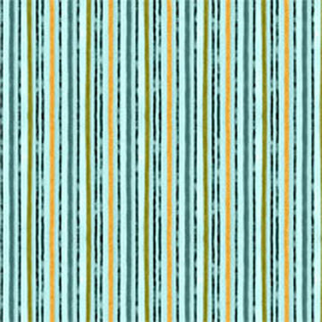 Wilmington Prints Bohemian Rooster Blue Stripes Cotton Prints