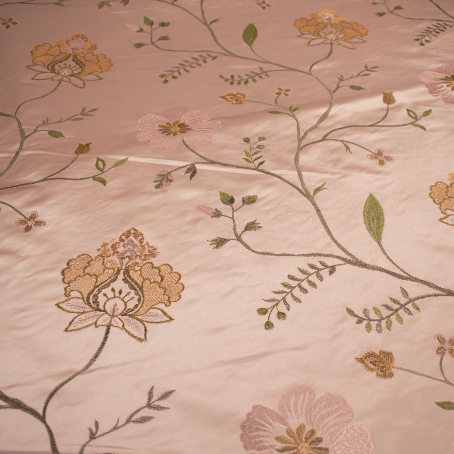 Floral Vines Embroidery Design-3 by Zepel Curtain Drapery/Upholstery Fabric